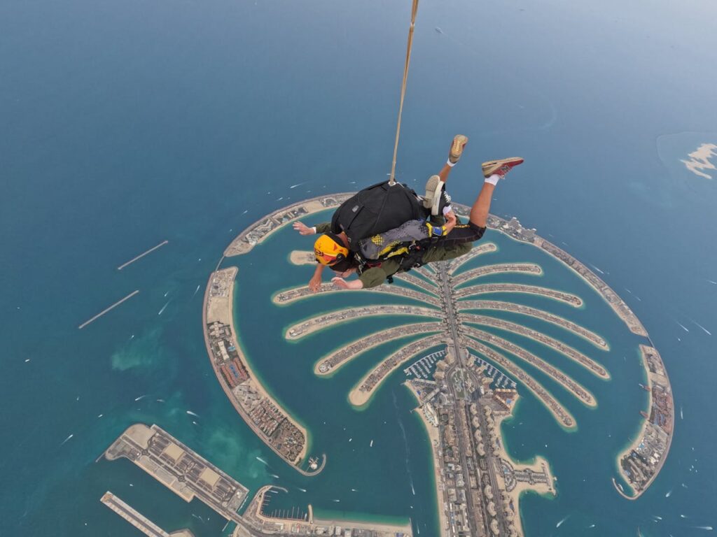 skydiving